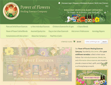 Tablet Screenshot of powerfloweressences.com